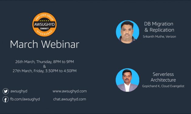 AWS Webinar Week – March 2020